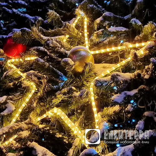 Искусственная уличная елка 6 метров с комплектом оформления Звезды